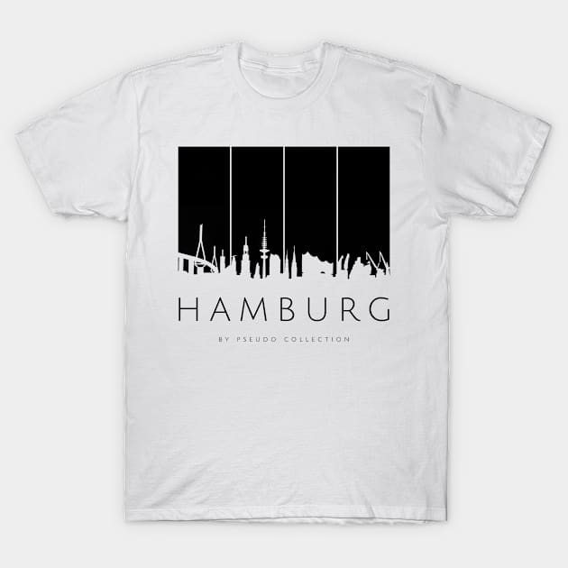 Hamburg skyline T-Shirt by PCollection